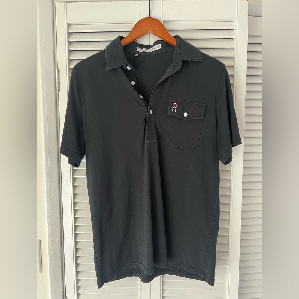 Men’s (S - BLACK) Willie Nelson polo shirt by Criquet